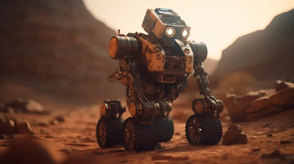Robot prototypes for Mars exploration